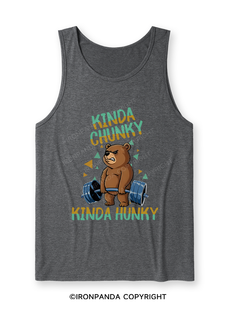 Kinda Chunky Kinda Hunky Ultra Soft Heather Tank