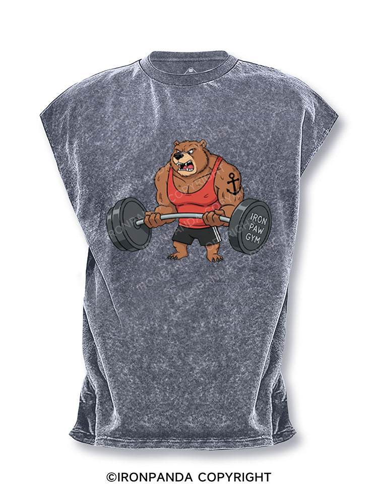 Strong Bear Curling Weights Cut Off Tank