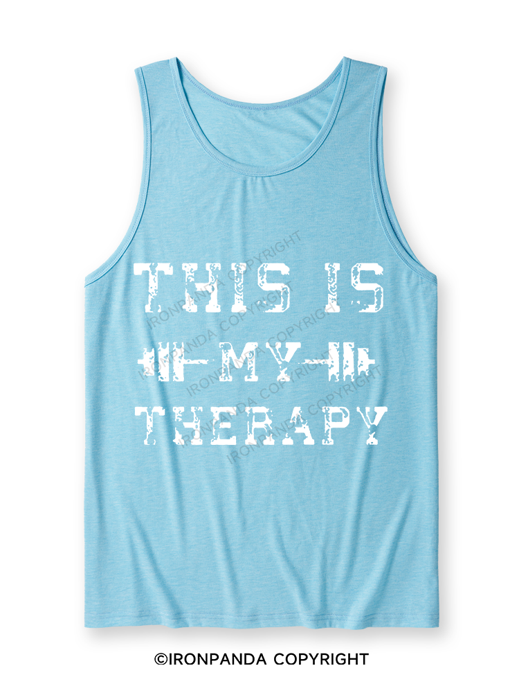 This Is My Therapy Ultra Soft Heather Tank