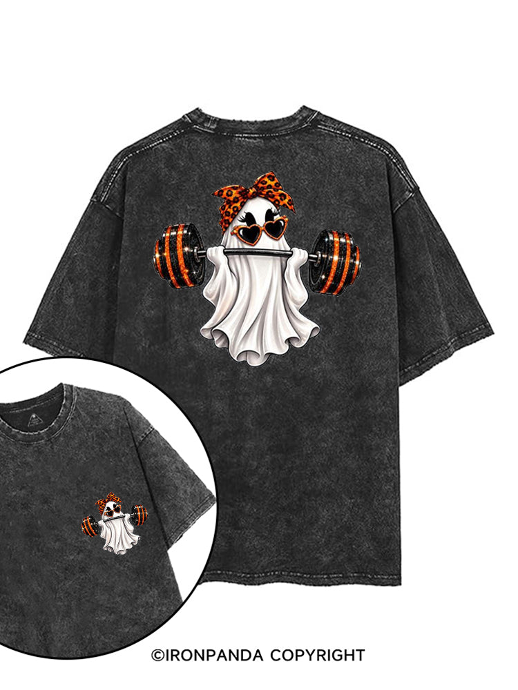 HALLOWEEN GLAM SPARKLE BOOTY BUILDER printed Gym Shirt