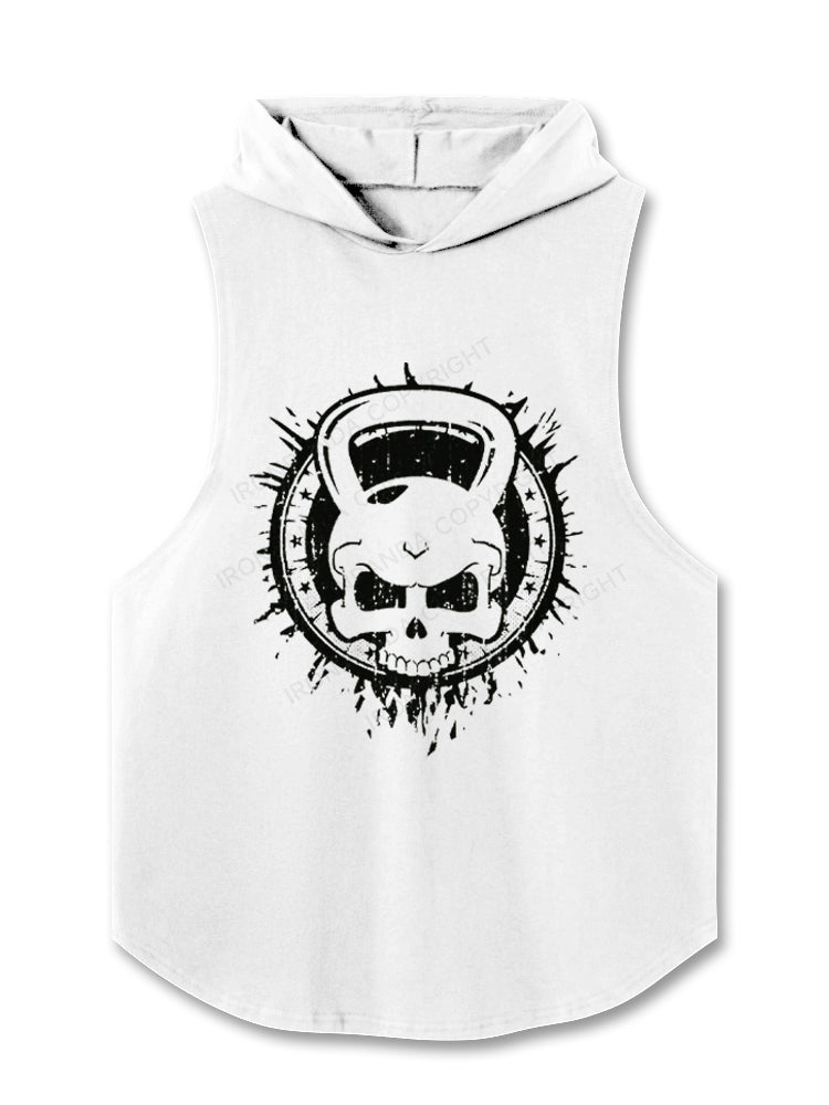 Kettlebell Skull Hooded Tank