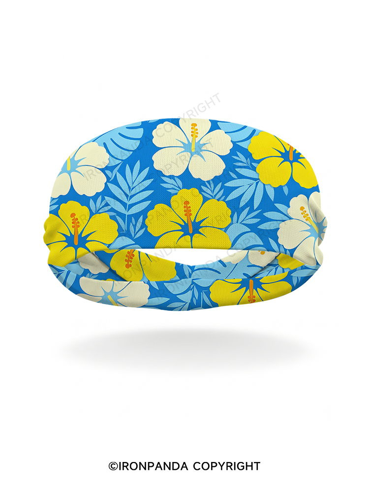 Tropical Hibiscus Gym Headband