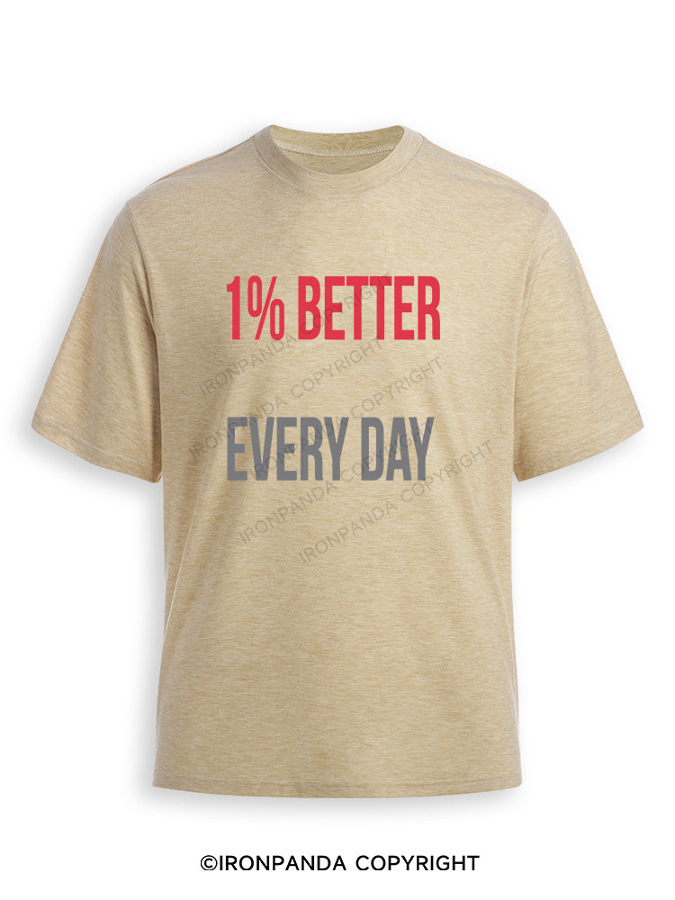 1% Better Every Day Ultra Soft Heather T-Shirt
