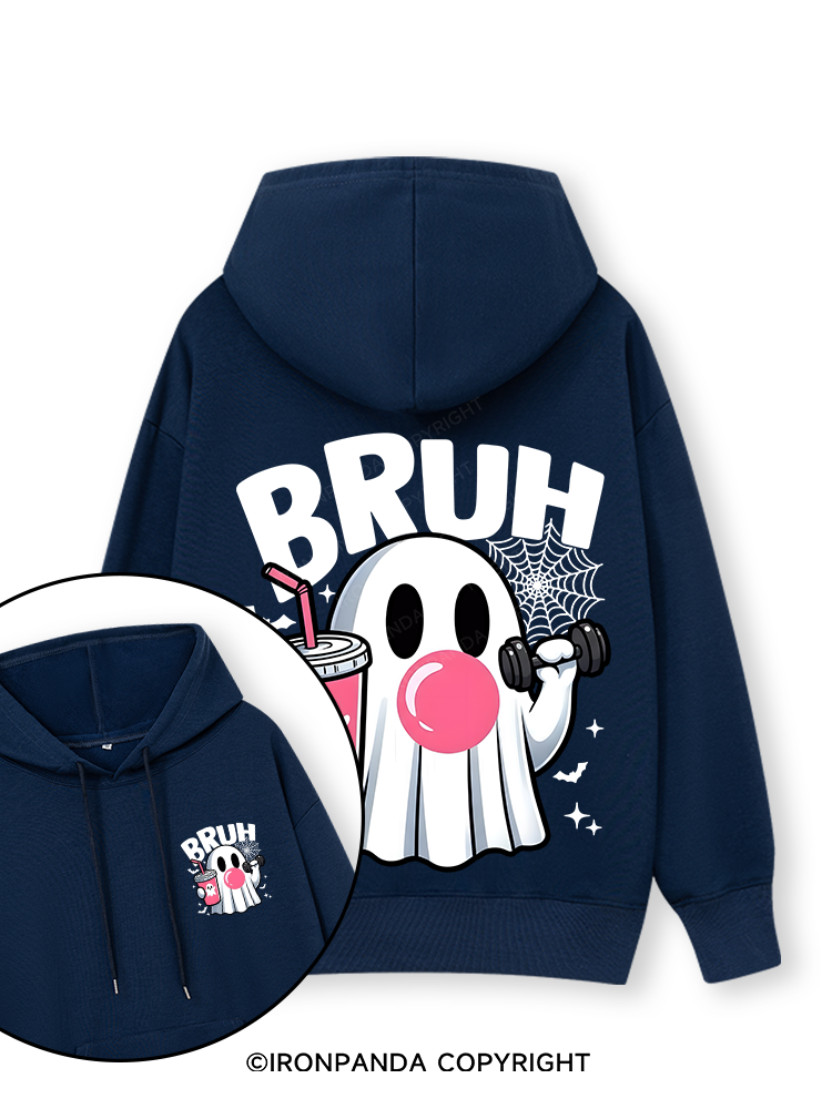 BRUH Double-Sided Printed Classic Gym Hoodie