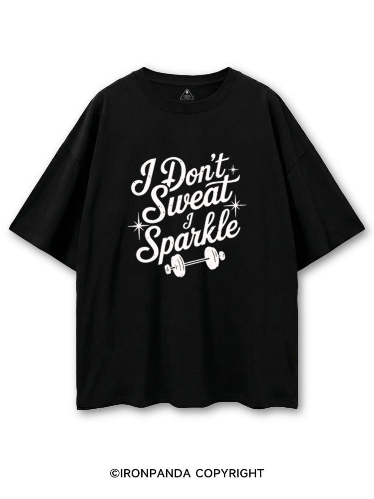 I DON'T SWEAT I SPARKLE FUNNY WORKOUT COTTON PUMP COVER