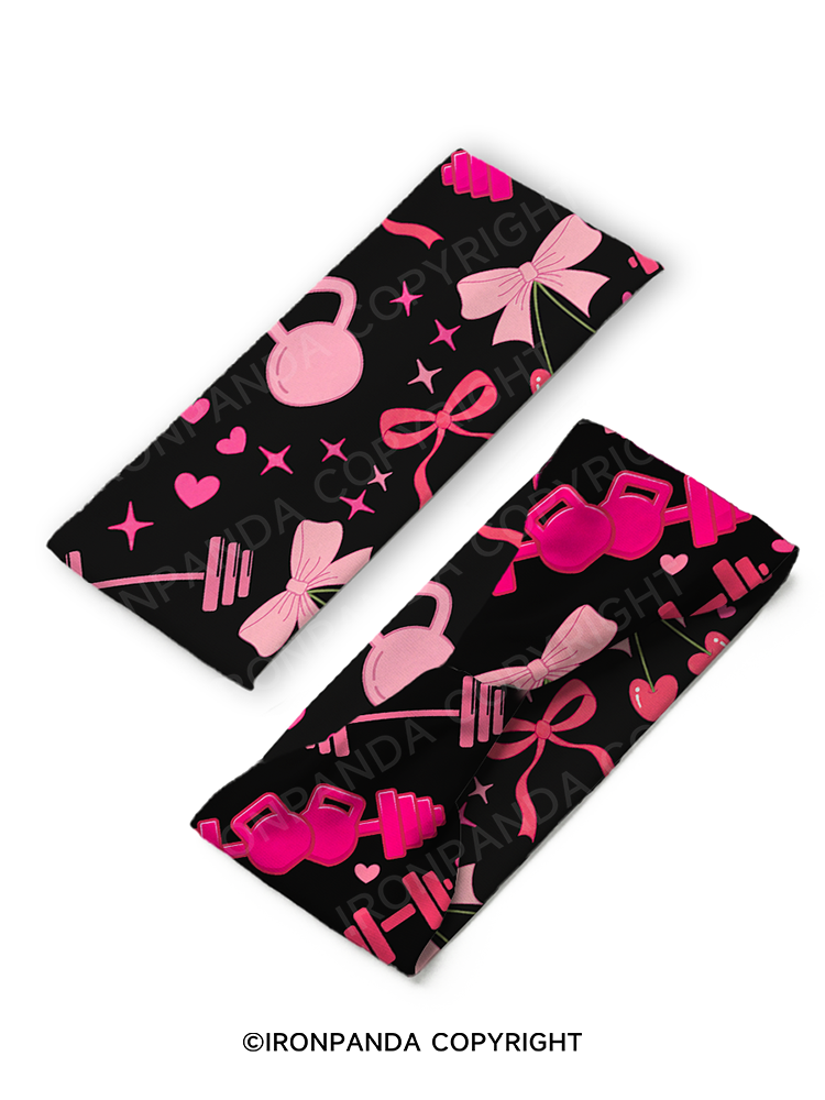 PINK POWER SWEETHEART Gym Headband
