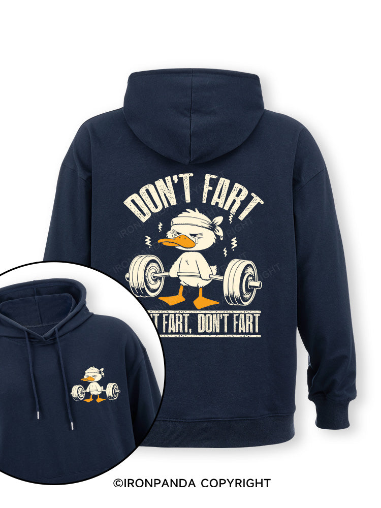 Don't Fart Duck Double-Sided Printed Classic Gym Hoodie
