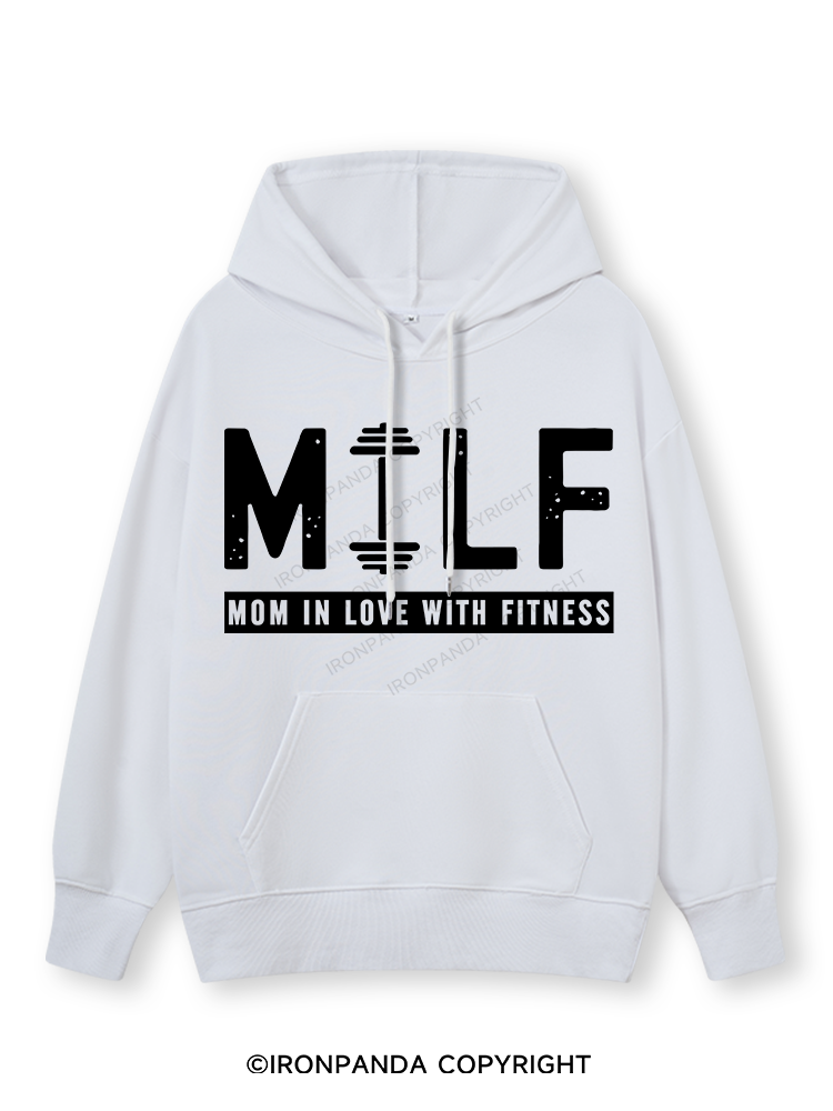 MILF MOM IN LOVE WITH FITNESS Classic Gym Hoodie