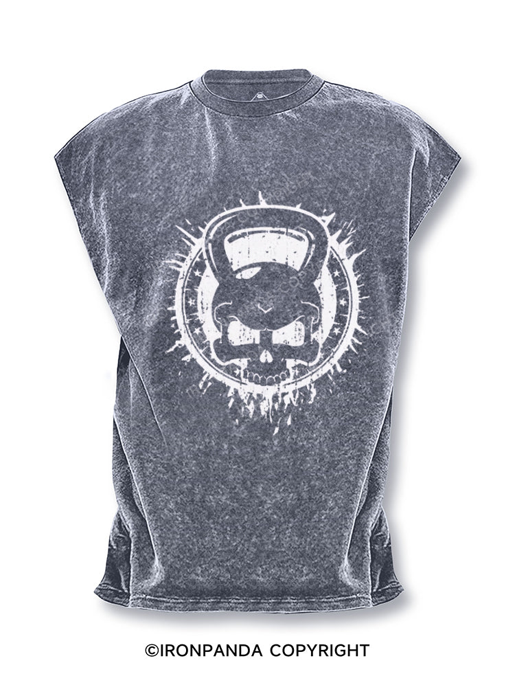 Kettlebell Skull Cut Off Tank