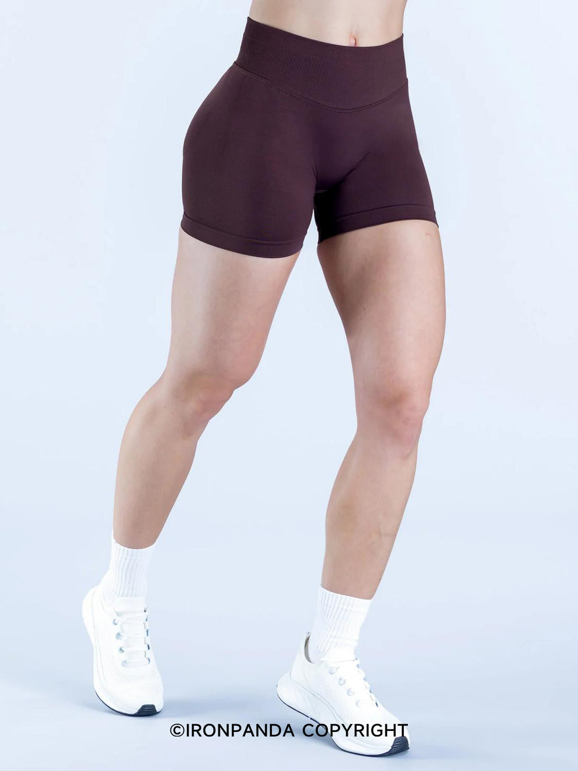 Stretchy Seamless High-Waist Booty Yoga Shorts