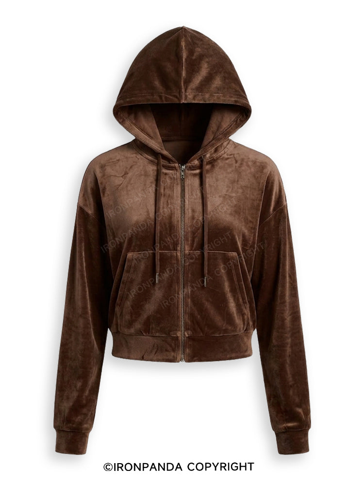 Women's Velvet Tracksuit 2 Piece Set