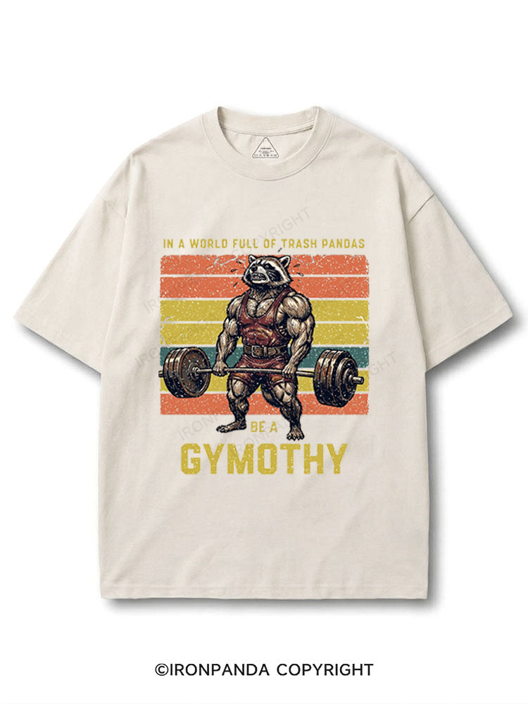 Gymothy Raccoon Weightlifting Trash COTTON PUMP COVER