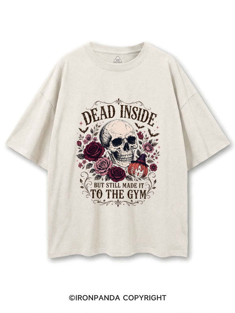 Dead Inside But Still Made It to the Gym Halloween Skeleton COTTON PUMP COVER