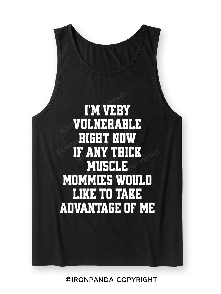 I'm very vulnerable right Ultra Soft Heather Tank