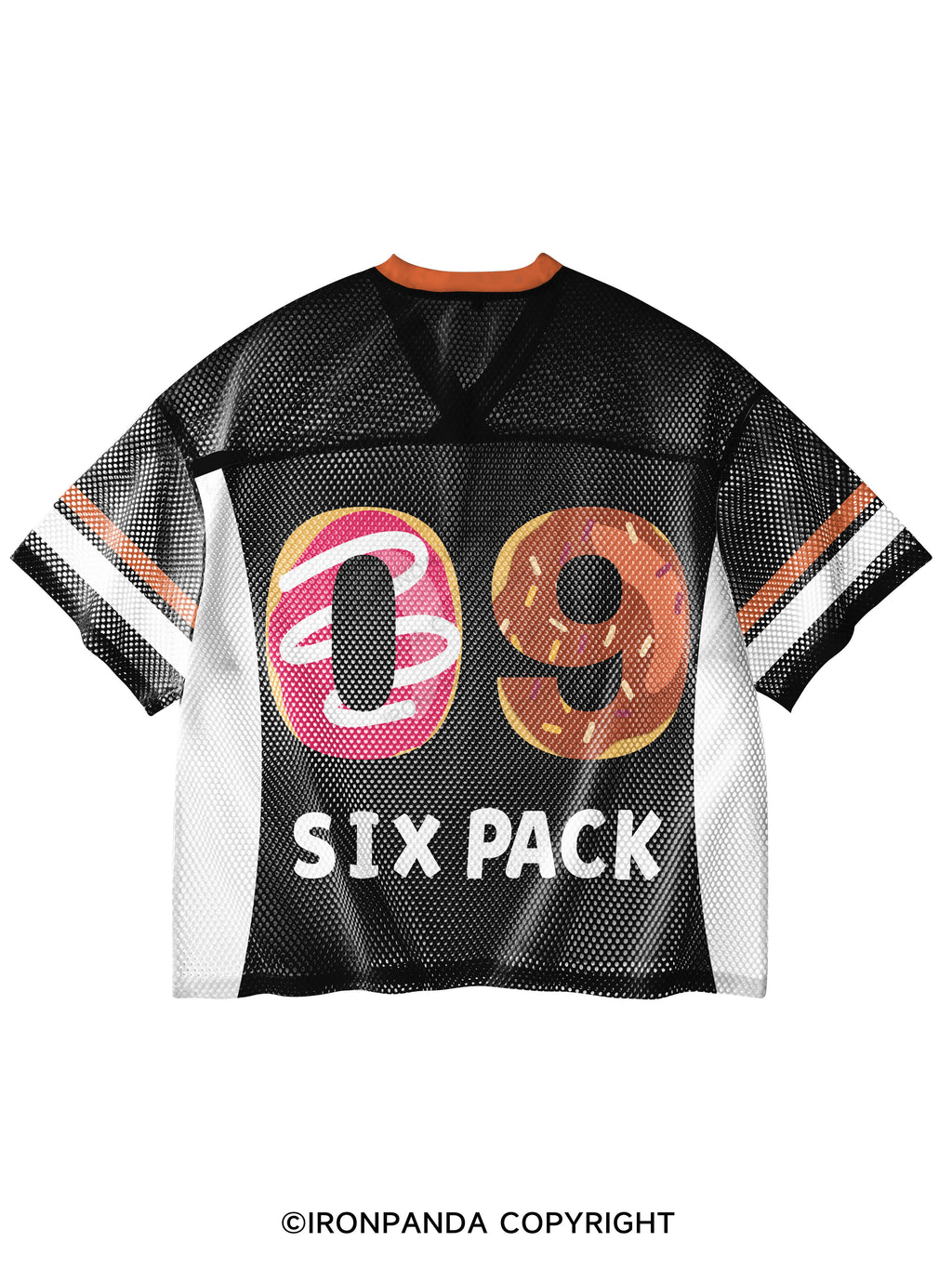 Check Out  My Six Pack V-Neck Open Hole Mesh Top