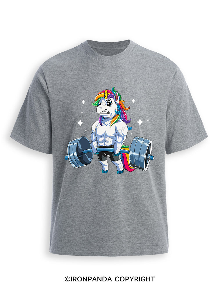 Weightlifting Unicorn Ultra Soft Heather T-Shirt