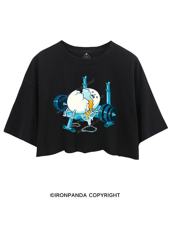 Gym EGG Crop Tops
