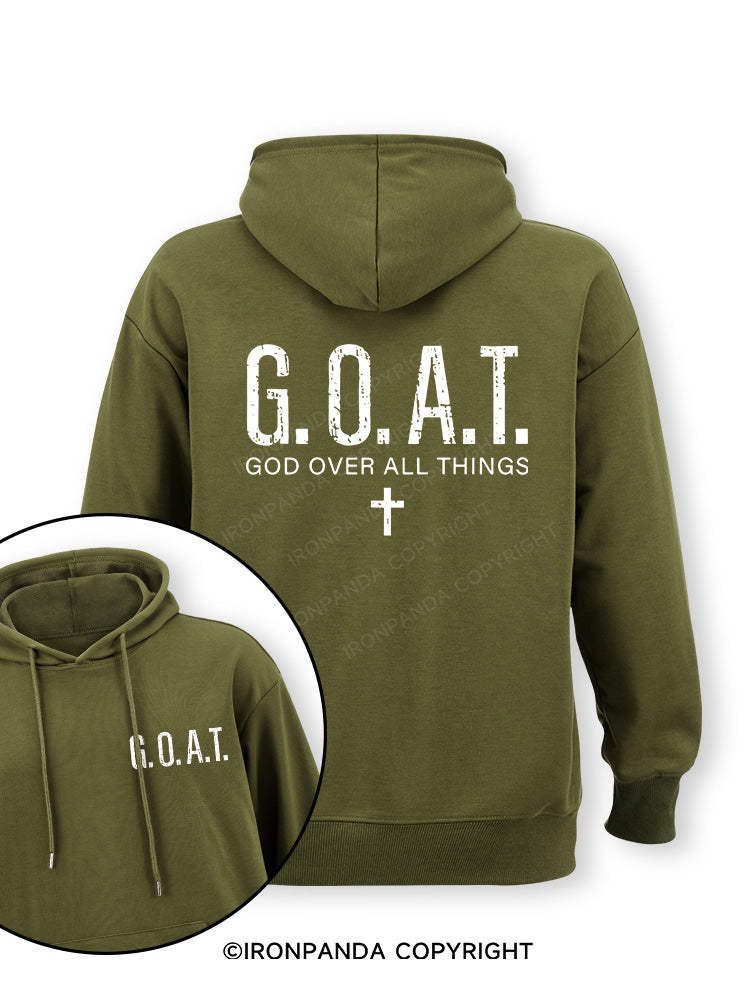 God over All Things Double-Sided Printed Classic Gym Hoodie