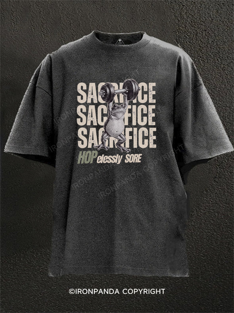 HOPelessly SORE Washed Gym Shirt