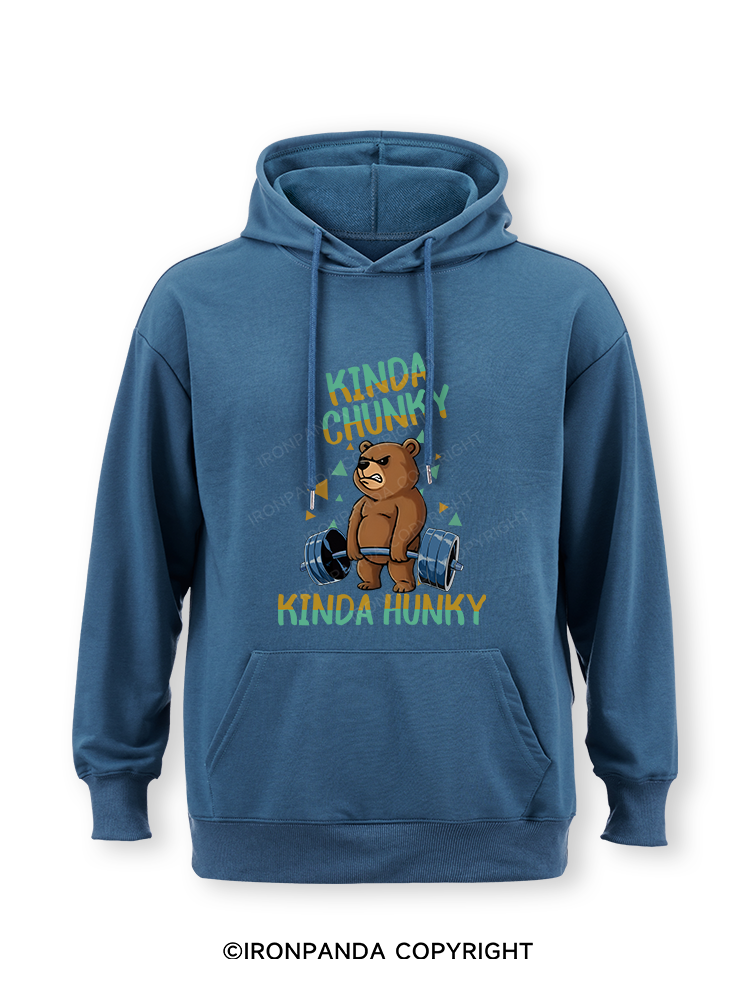 Kinda Chunky Kinda Hunky Classic Gym Hoodie