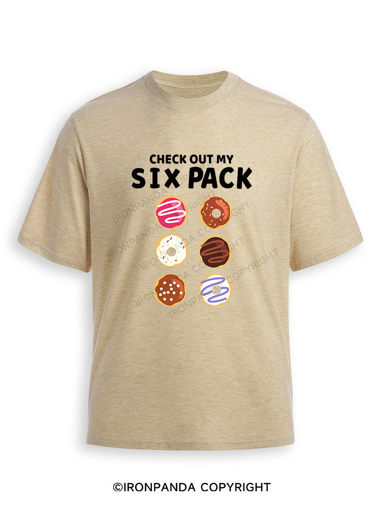 CHECK OUT MY SIX PACK Ultra Soft Heather T-Shirt