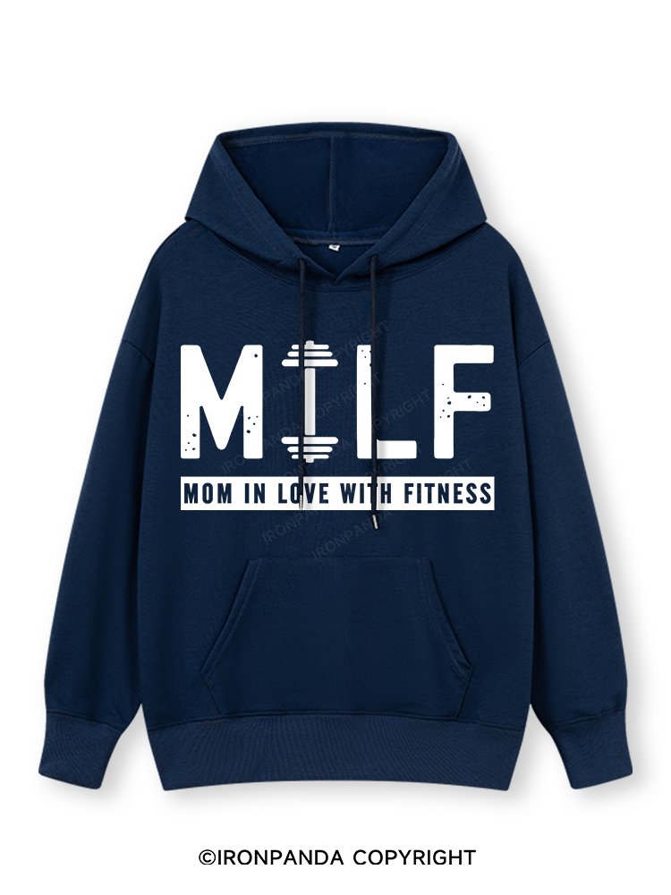 MILF MOM IN LOVE WITH FITNESS Classic Gym Hoodie