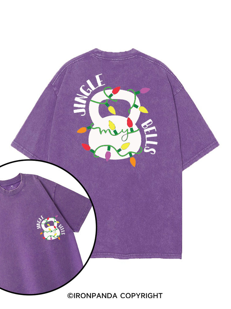 JINGLE MY BELLS printed Gym Shirt