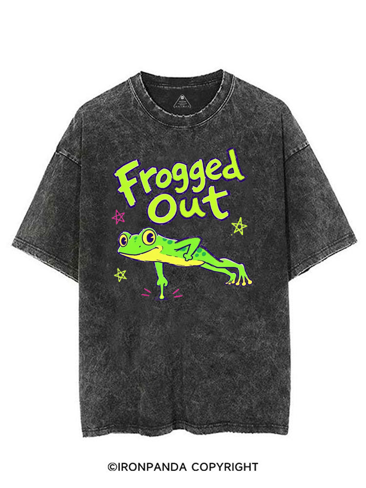 FROGGED OUT VINTAGE GYM SHIRT