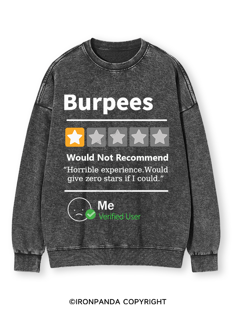 BURPEES REVIEWED Washed Sweatshirt