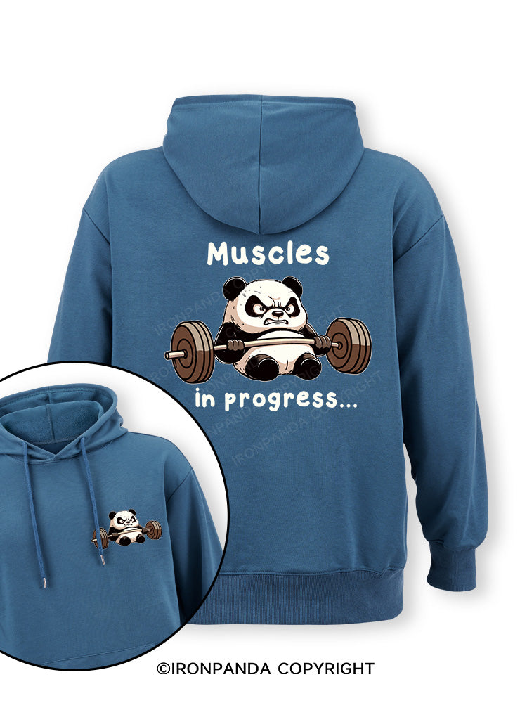 muscles in progress Double-Sided Printed Classic Gym Hoodie