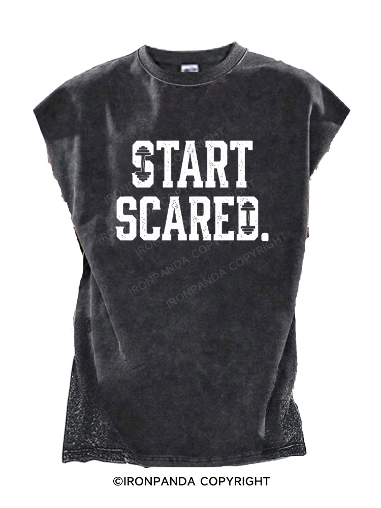 Start Scared Cut Off Tank