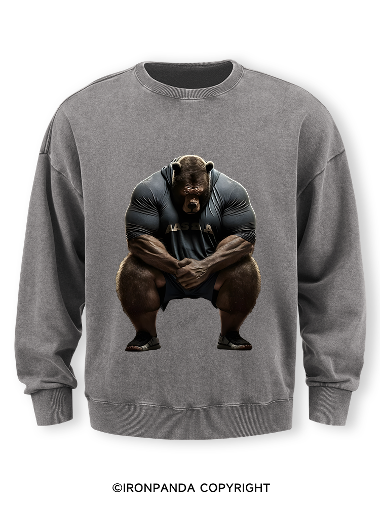 I'm Not Here To Talk Washed Sweatshirt