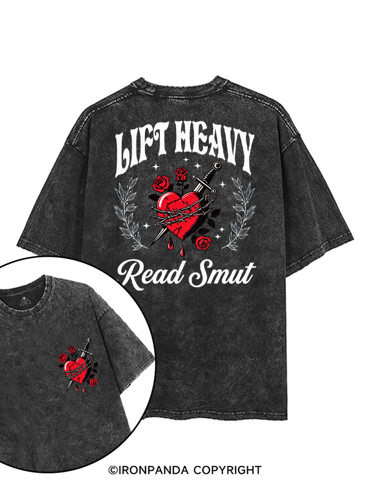 LIFT HEAVY READ SMUT DARK ROMANCE printed Gym Shirt