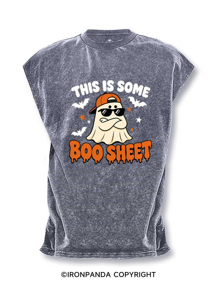 This Is Some Boo Sheet Ghost Fitness Cut Off Tank