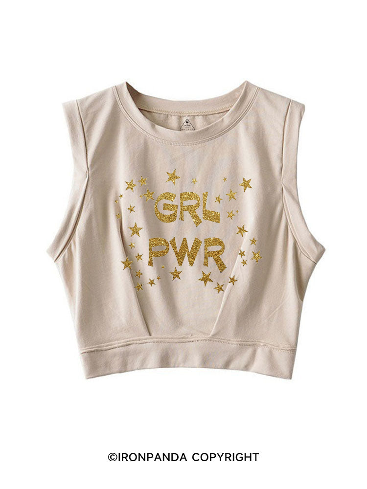 Girl Power SLEEVELESS CROP TOPS