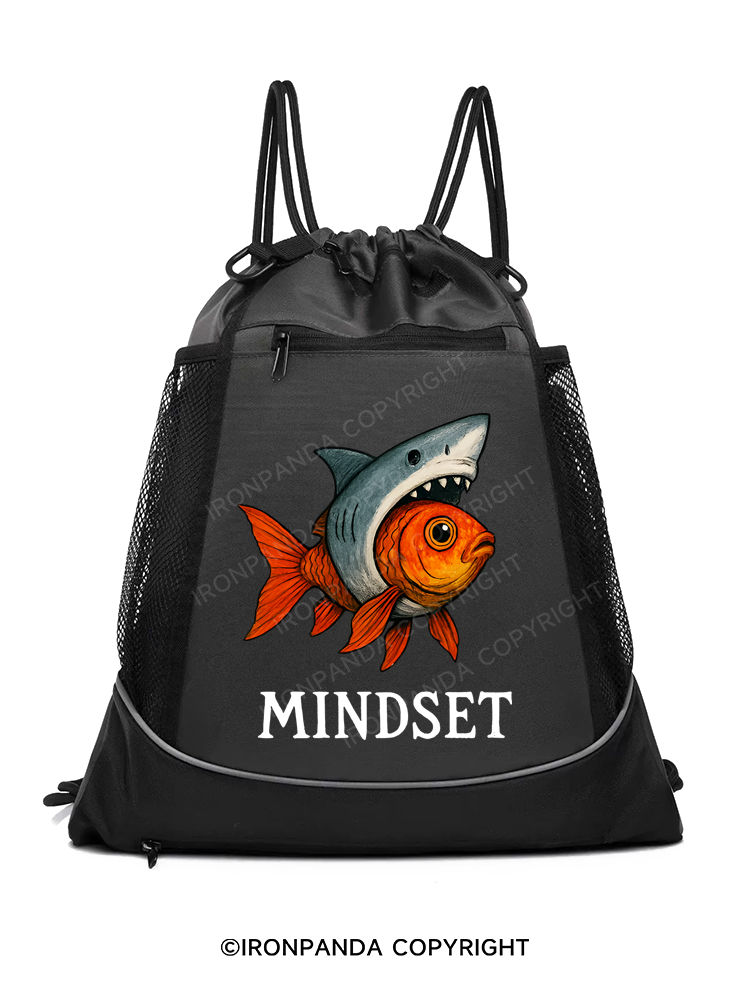 Mindset Gym Drawstring Bag