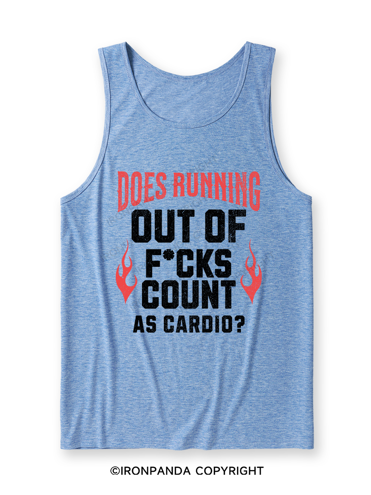 does running out f*ck count as cardio Tired Ultra Soft Heather Tank