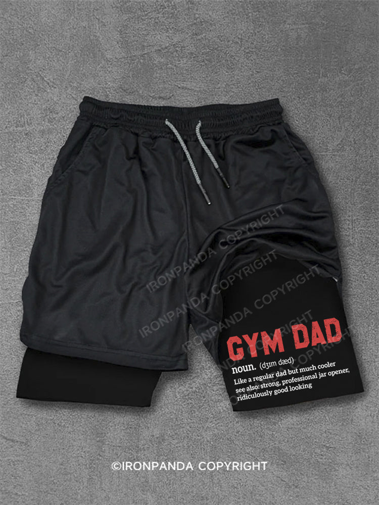 Gym Dad Definition Performance Training Shorts