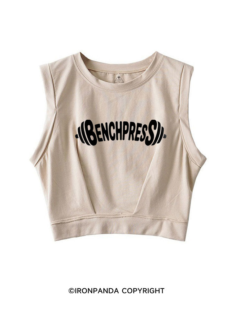 BENCHPRESS SLEEVELESS CROP TOPS