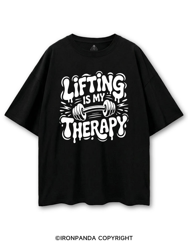 LIFTING IS MY THERAPY POSITIVE GYM VIBE COTTON PUMP COVER