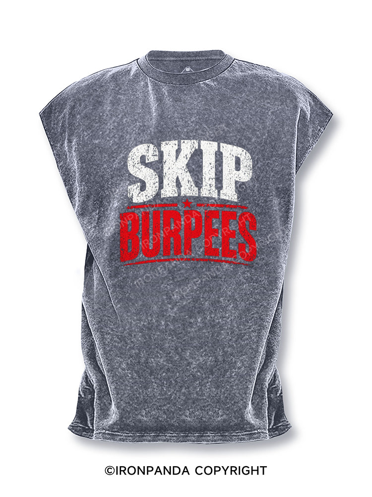 Skip Burpees Cut Off Tank