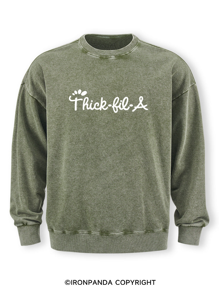 thick-fil-a Washed Sweatshirt