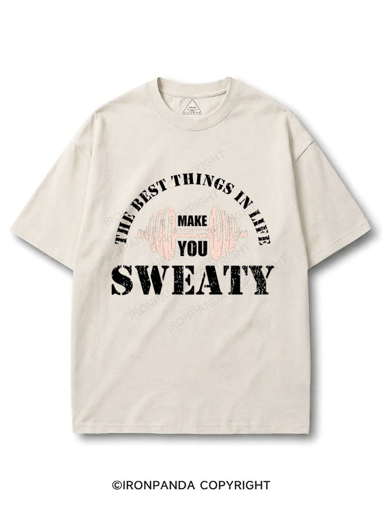 The Best Things In Life Make You Sweaty Funny COTTON PUMP COVER