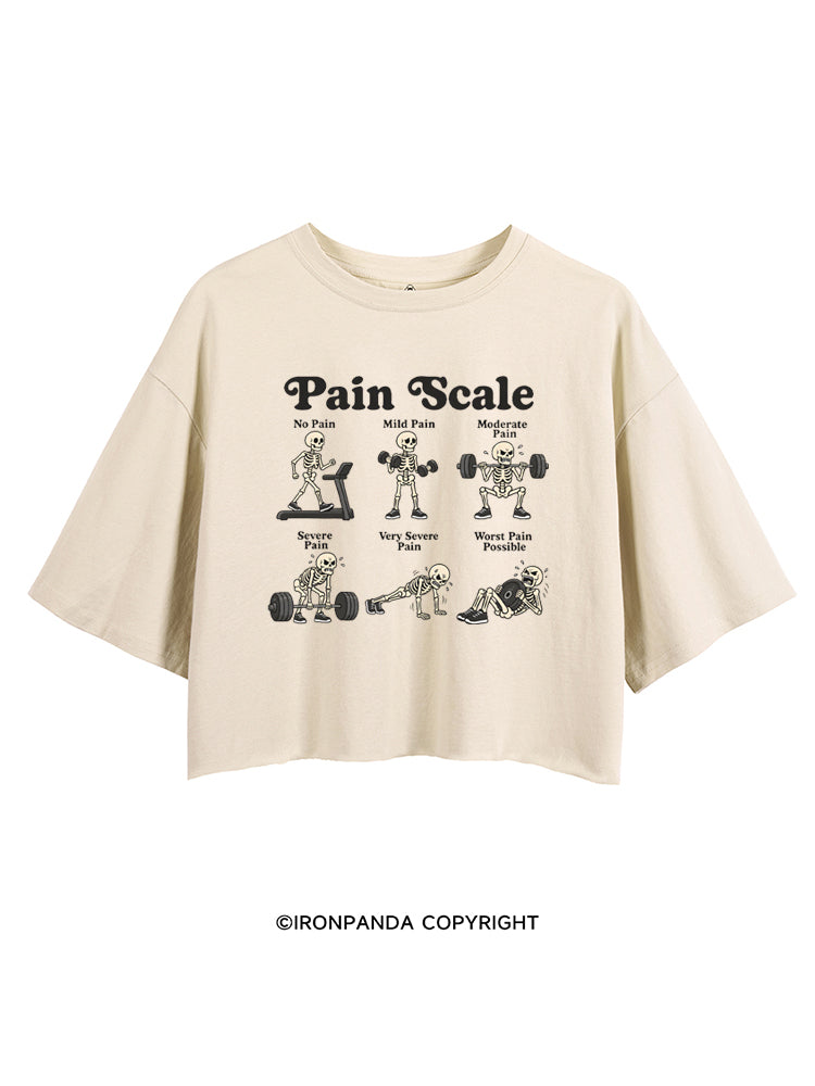 Pain Scale Skeleton CROP TOPS