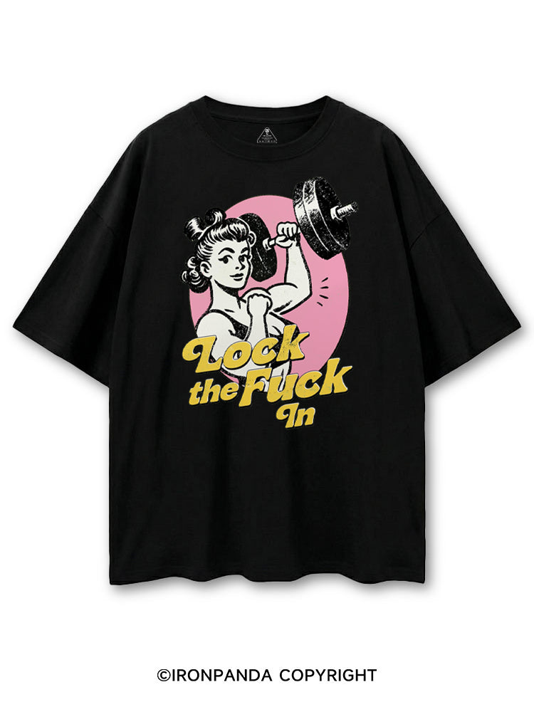 LOCK THE FUCK IN STRONG WOMEN COTTON PUMP COVER