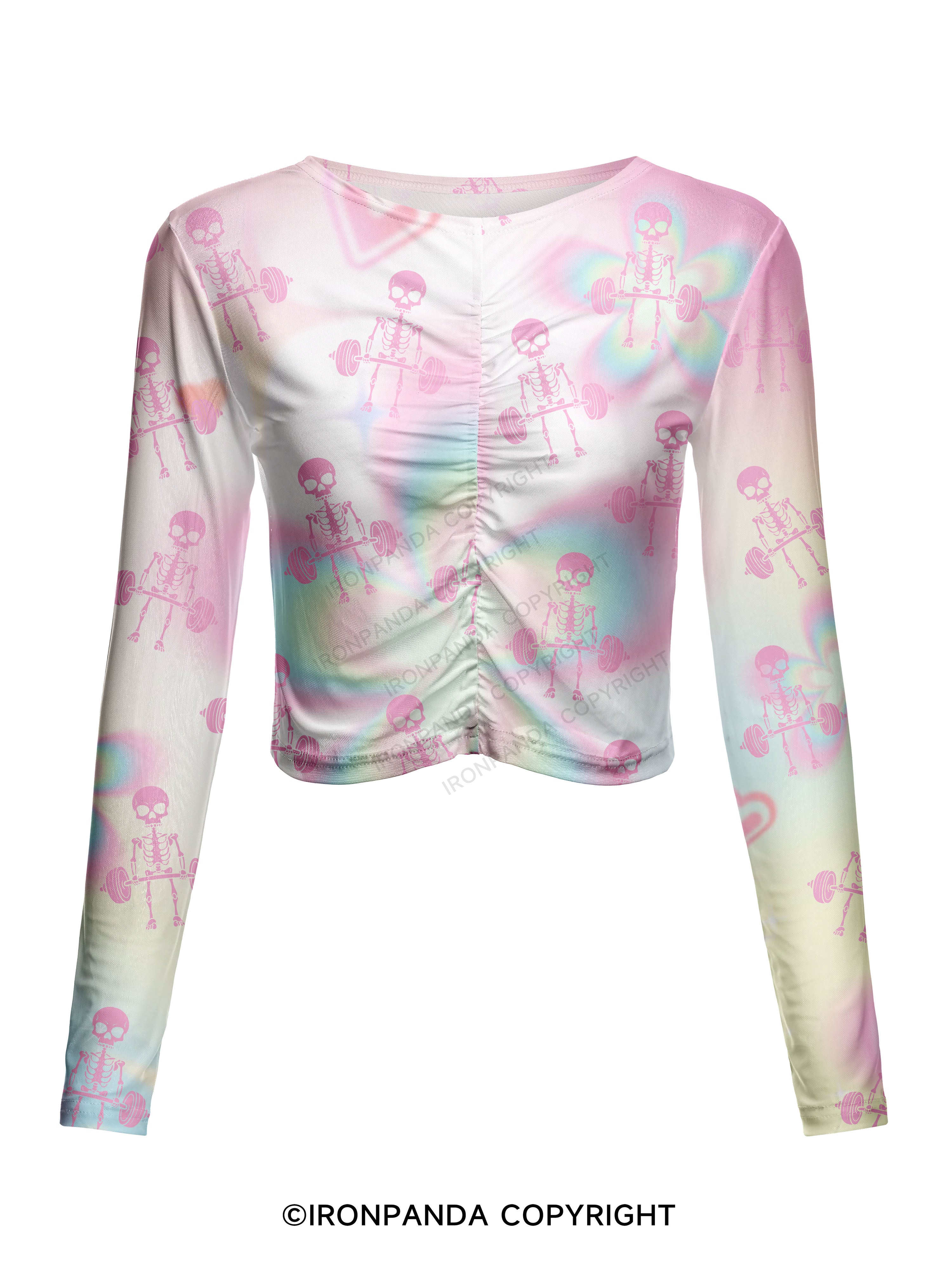 Deadlift Squad Mesh Long Sleeve Top