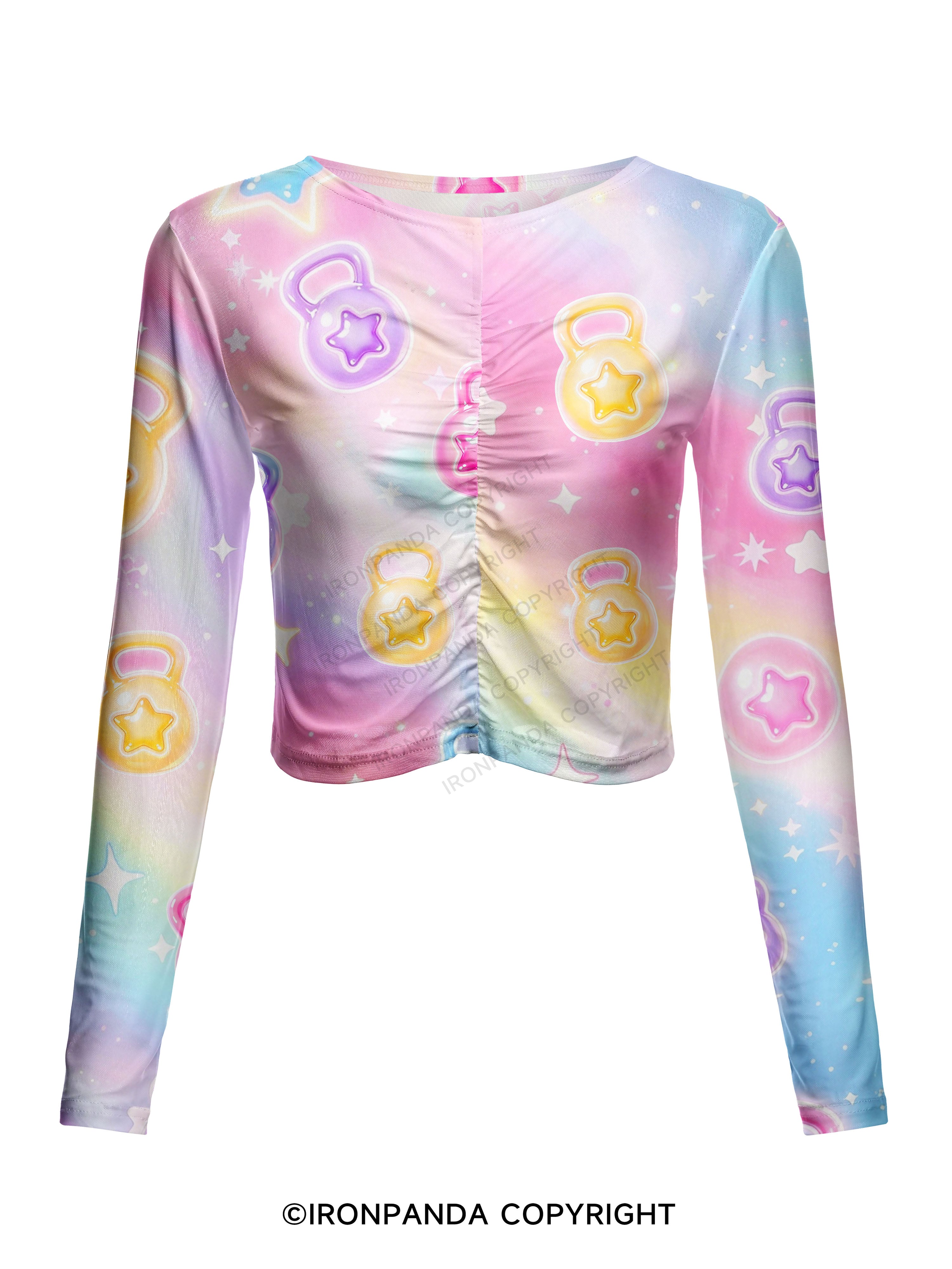 Kettlebell Candy Dream Mesh Long Sleeve Top