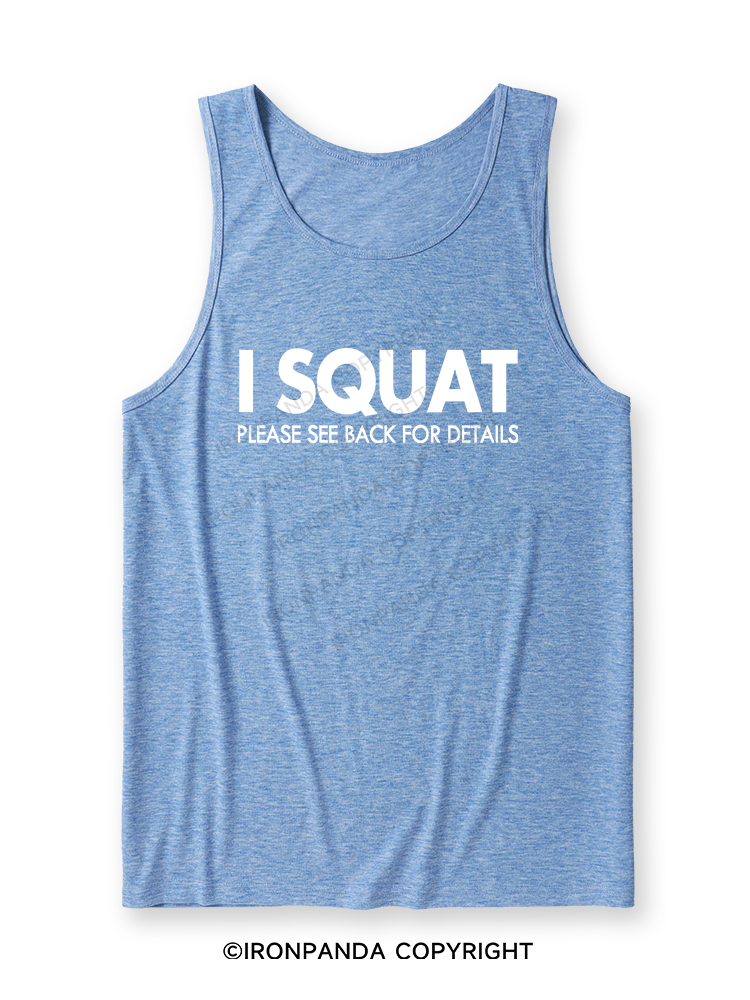 I SQUAT Ultra Soft Heather Tank