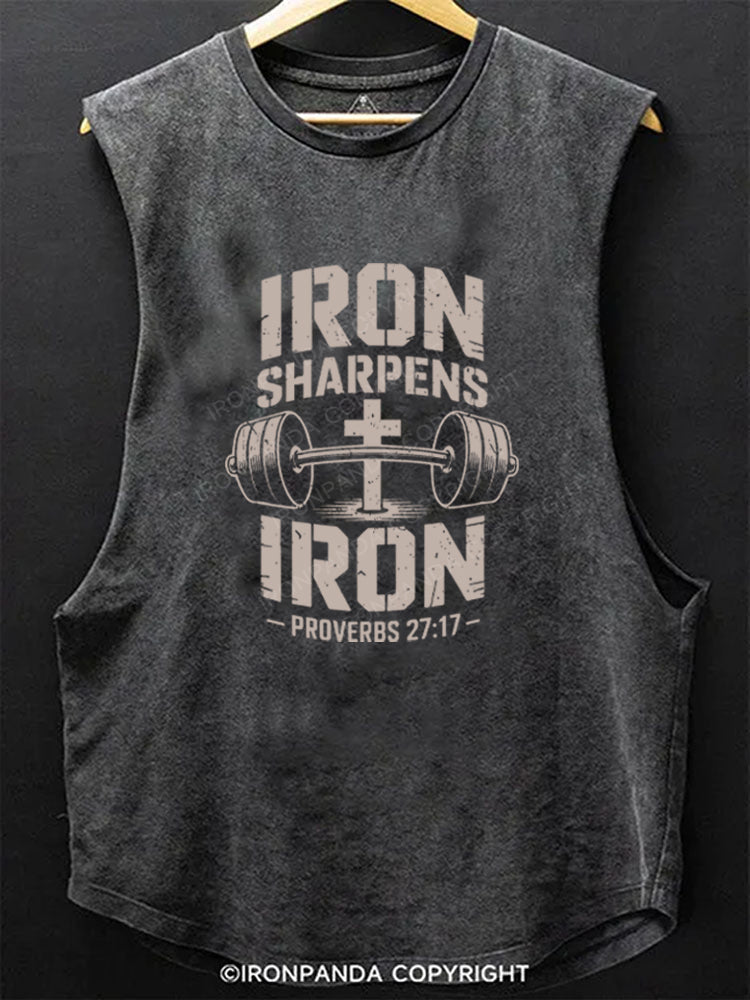 IRON SHARPENS IRON Scoop Bottom Cotton Tank