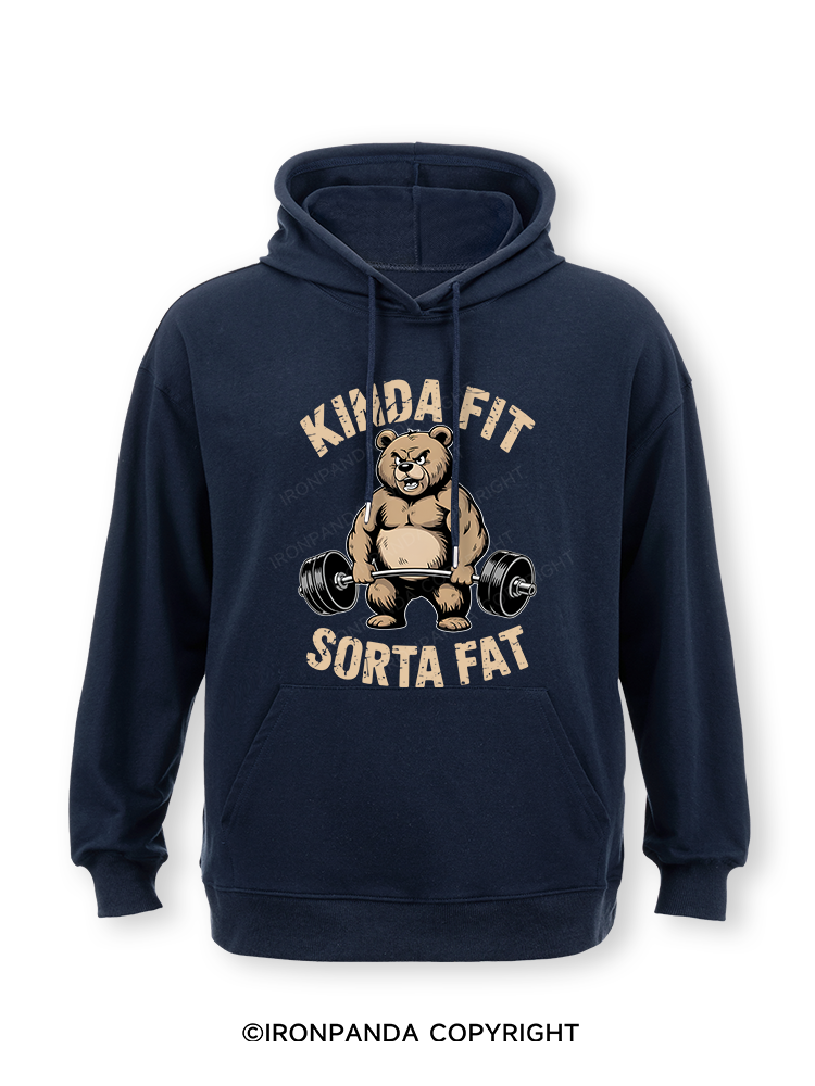 KINDA FIT SORTA FAT BEAR Classic Gym Hoodie